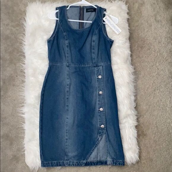 MinkPink Got the Blues Denim Mini Dress - Picture 5 of 6